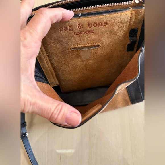 Rag & Bone Black and Brown Crossbody Bag - Picture 7 of 17